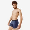 Kalenji Boxer Respirant En Microfibre Homme - Bleu Foncé