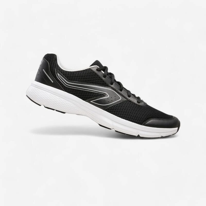 Kalenji CHAUSSURE DE RUNNING HOMME RUN CUSHION NOIR GRIS
