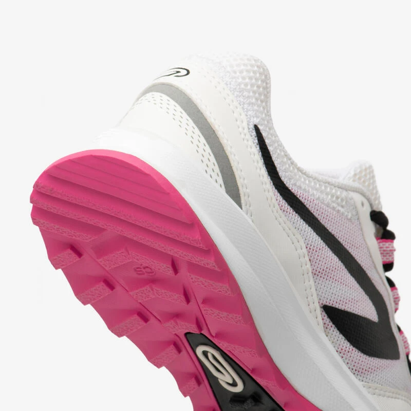 CHAUSSURES DE RUNNING FEMME KALENJI RUN ACTIVE GRIP Blanc Rose â Image 3