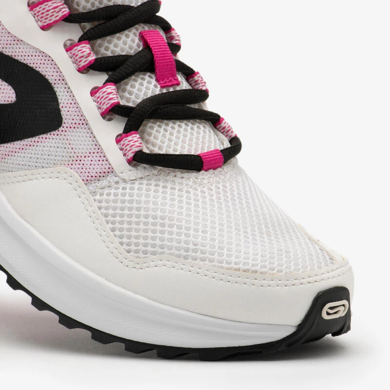 CHAUSSURES DE RUNNING FEMME KALENJI RUN ACTIVE GRIP Blanc Rose â Image 4