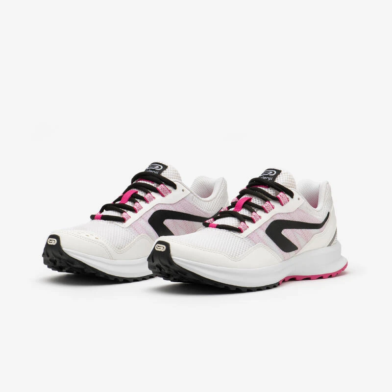 CHAUSSURES DE RUNNING FEMME KALENJI RUN ACTIVE GRIP Blanc Rose â Image 8