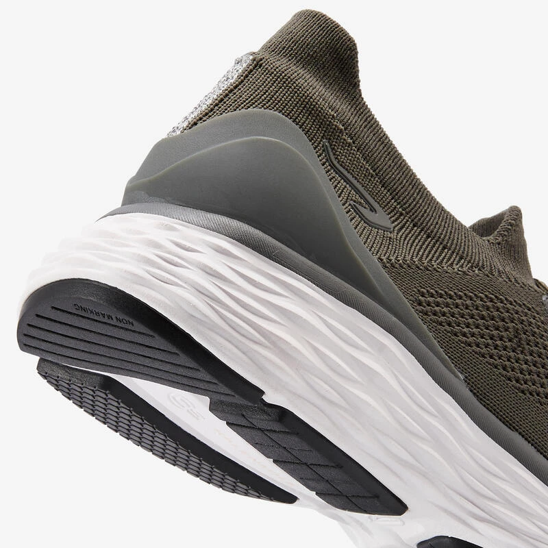 Kalenji CHAUSSURES RUNNING CONFORT KNIT KAKI â Image 3