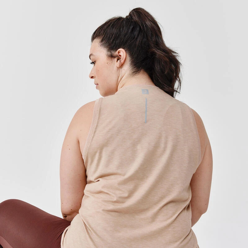 Kalenji DĂ©bardeur Respirant Running Femme - Soft Beige â Image 3