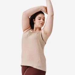Kalenji Débardeur Respirant Running Femme - Soft Beige