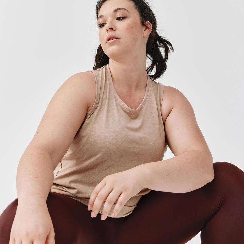 Kalenji DĂ©bardeur Respirant Running Femme - Soft Beige â Image 4