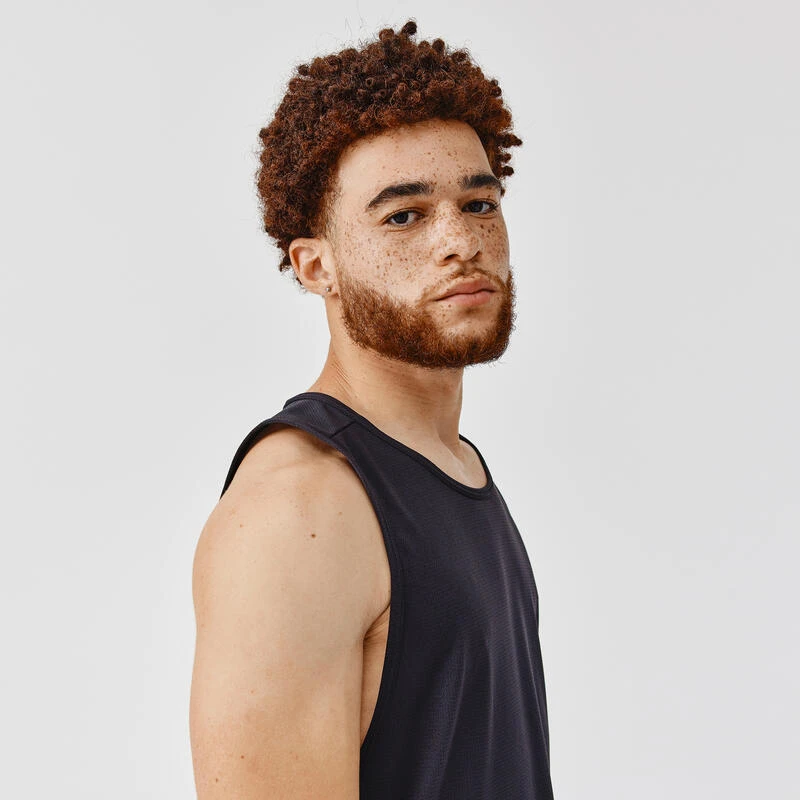 Kalenji DĂ©bardeur Running Respirant Homme - Dry Noir â Image 4