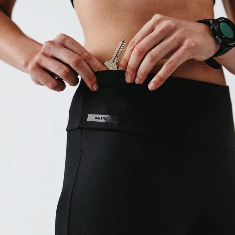 Kalenji Legging Running Gainant Femme (du XS Au 5XL - Grande Taille) - Noir â Image 7