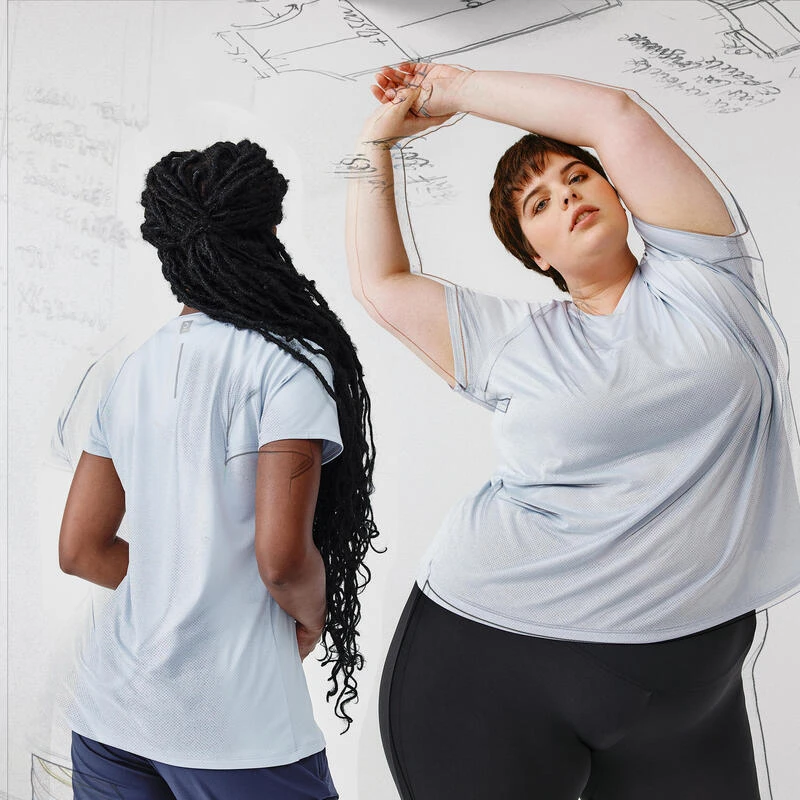 Kalenji Legging Running Gainant Femme (du XS Au 5XL - Grande Taille) - Noir â Image 10