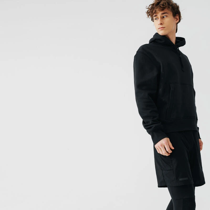 Kalenji Sweat Ă Capuche Running Chaud Homme - Warm 500 Noir â Image 7