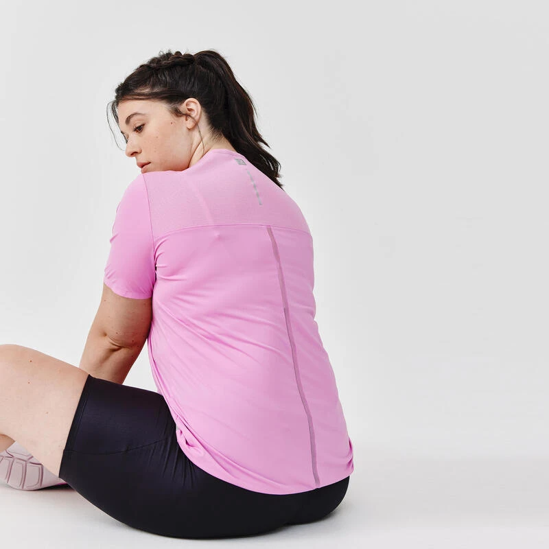 Kalenji T-shirt Respirant Running Femme - Dry+ Breath Rose â Image 5