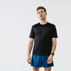 Kalenji T-shirt Running Respirant Et Ventilé Homme - Dry+ Breath Noir